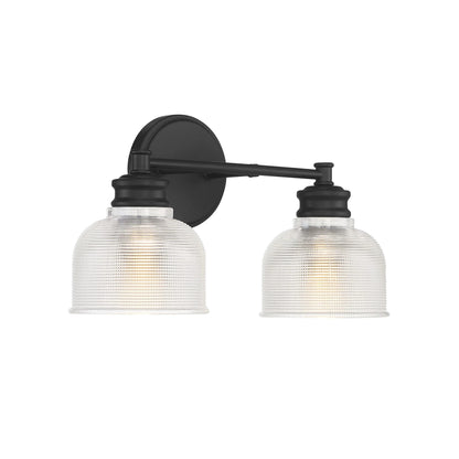 Trade Winds Addison 2-Light Bathroom Vanity Light in Matte Black