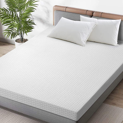 SOPAT 3 Inch Memory Foam Mattress Topper Queen Size,7-Zone High Density Cooling Gel-Infused Mattress Pad,with Removable & Washable Bamboo Fiber Cover