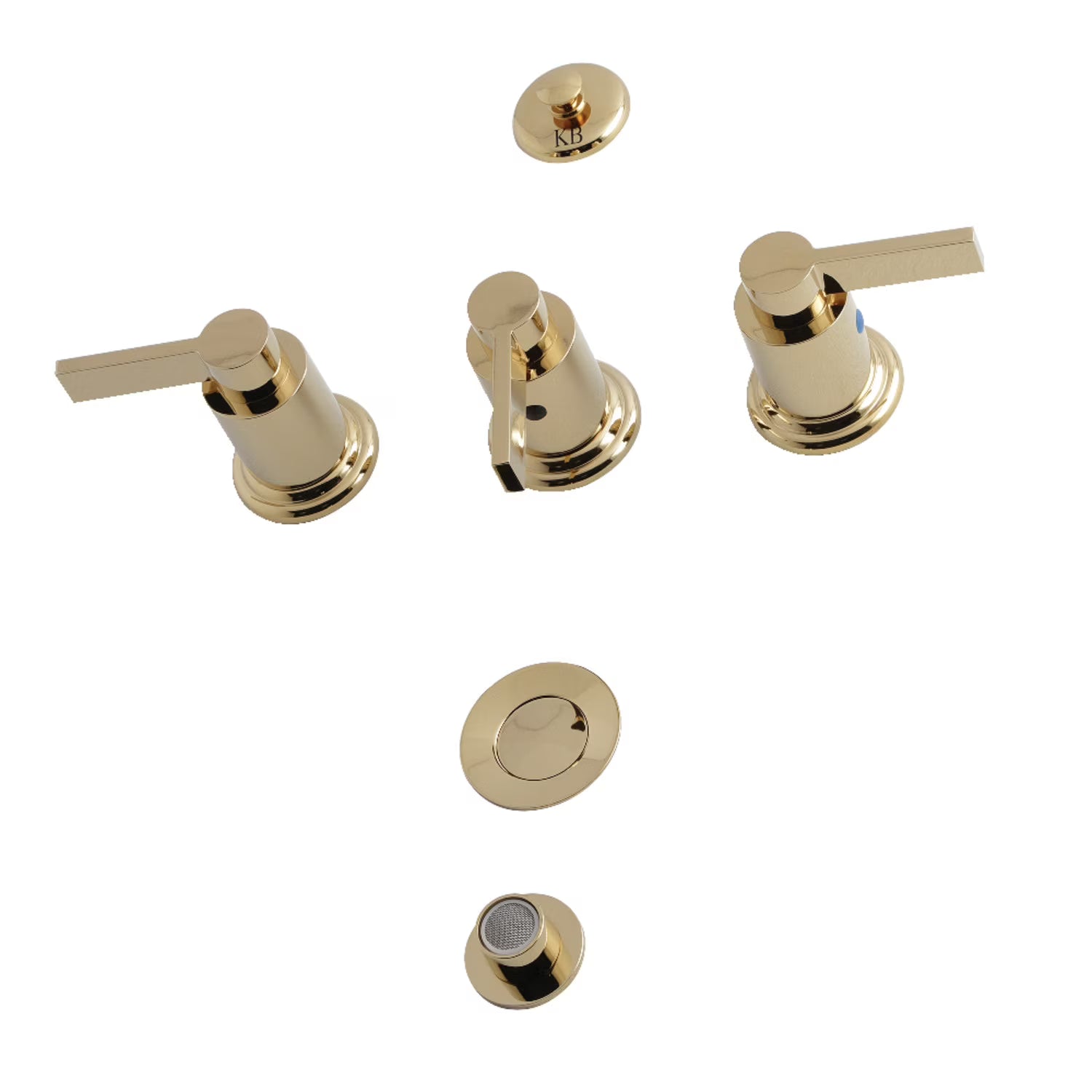 Kingston Brass KB6328NDL Bidet Faucet, Brushed Nickel