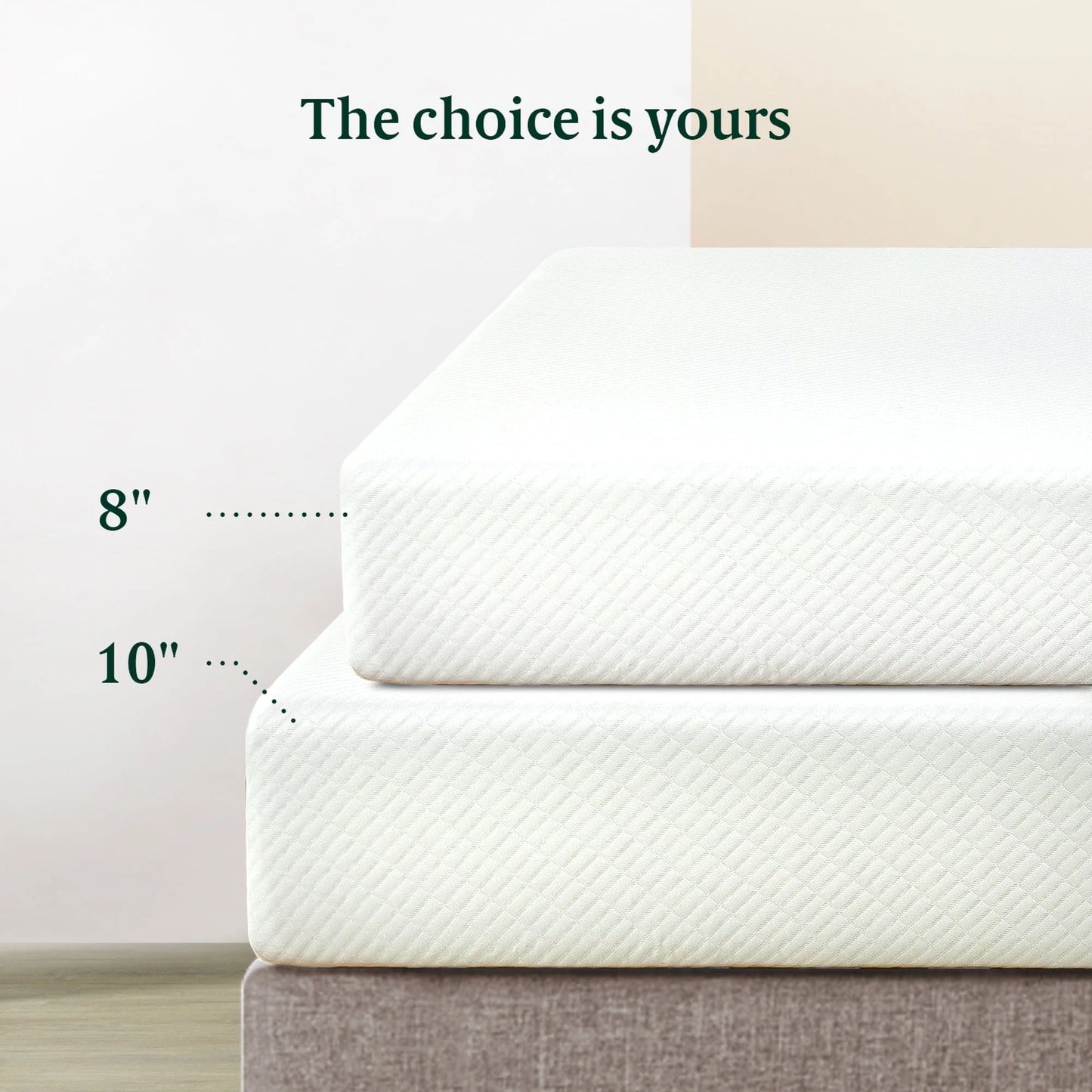 Zinus 8" Green Tea Arie Memory Foam Mattress, Full