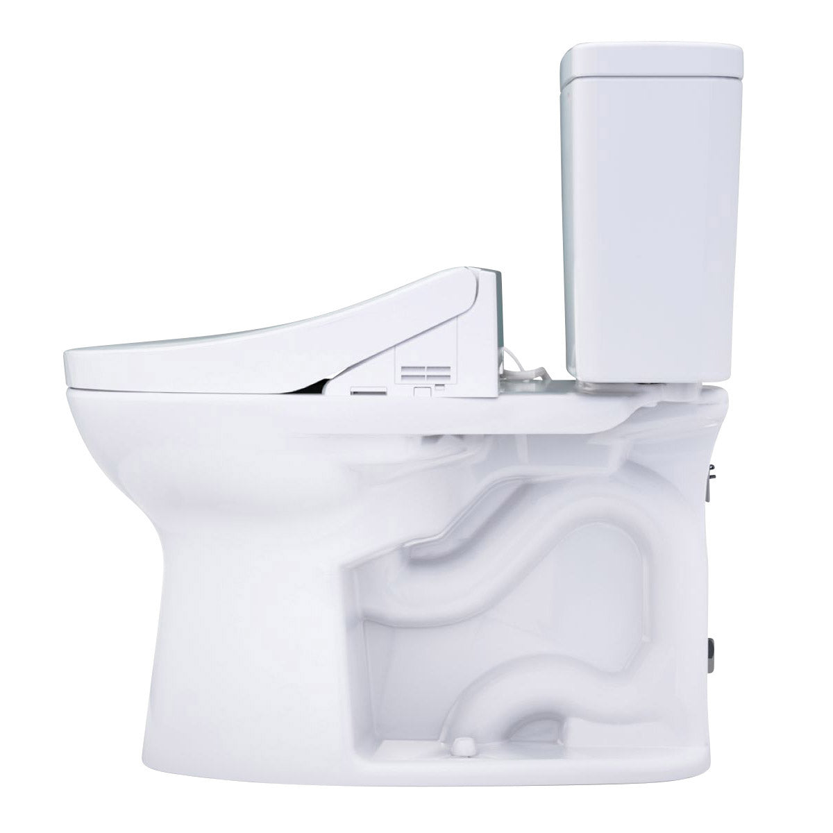 TOTO Drake 2-piece Elongated Toilet with C5 Washlet Bidet Seat
