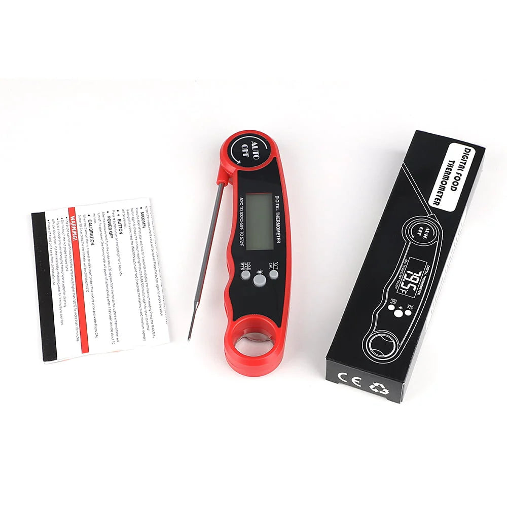 MASBRILL Digital Meat Thermometer for Grill and Cooking Ultra Fast Thermometer with Backlight Food Probe for Kitchen Outdoor Grilling and BBQ
