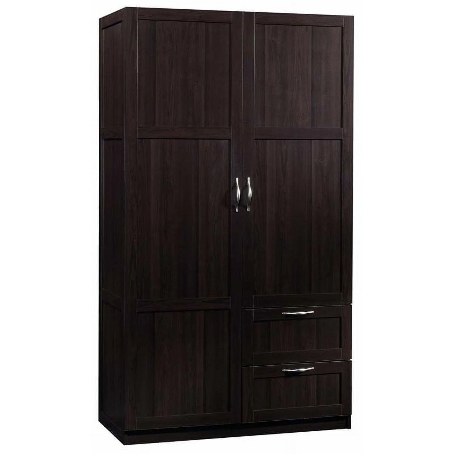 Sauder Wardrobe/Storage Cabinet, Cinnamon Cherry Finish