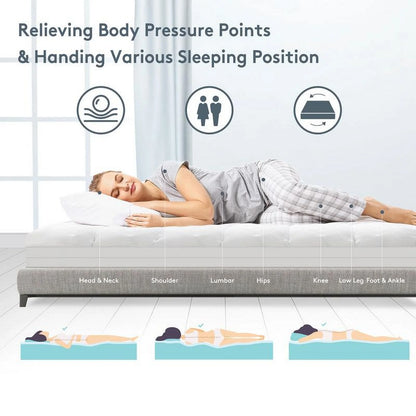 Longqi Extra Thick Mattress 1000 GSM Topper, Down Alternative Overfill Plush Mattress Pad, Cooling Pillow Top with 8-21Inch Deep Pocket
