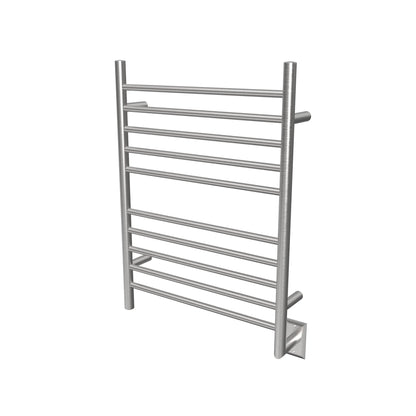 Amba Products 33.5" Gold Hardwired Straight 10 Polished Bar Towel Warmer