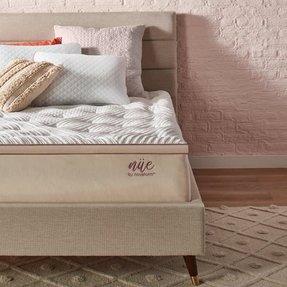 nue by Novaform Plush Pillowtop 12" Gel Memory Foam Mattress, Full