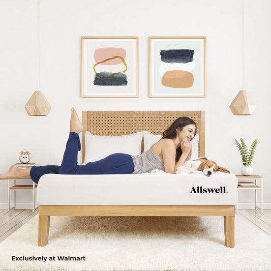 The Allswell X 10°?Hybrid of Memory Foam and Coils Mattress With Antimicrobial Treated Cover, Queen