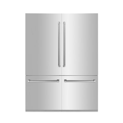 ZLINE KITCHEN AND BATH RBIVBS60 french door built in refrigerator