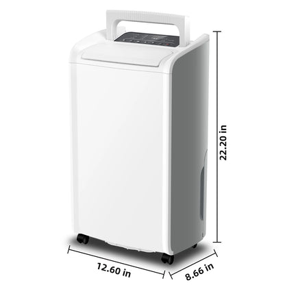 Rocyis 70 Pints 4,500 Sq. Ft. Home Dehumidifier for Large Room, Basement with Auto Shut off, Drain Hose, Reusable Filter Humidity Control for Bedroom, Bathroom