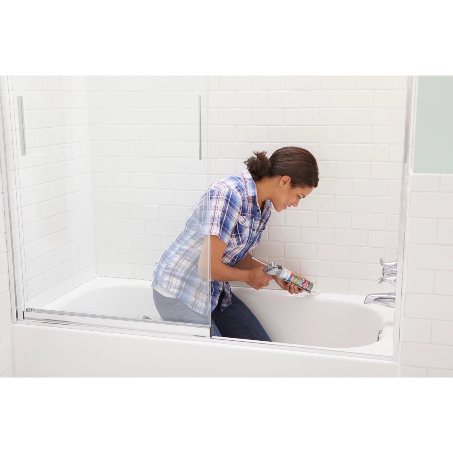 (12 pack) GE Advanced Silicone Kitchen & Bath Sealant. Pack of 1. Clear 10.1 fl oz Cartridge