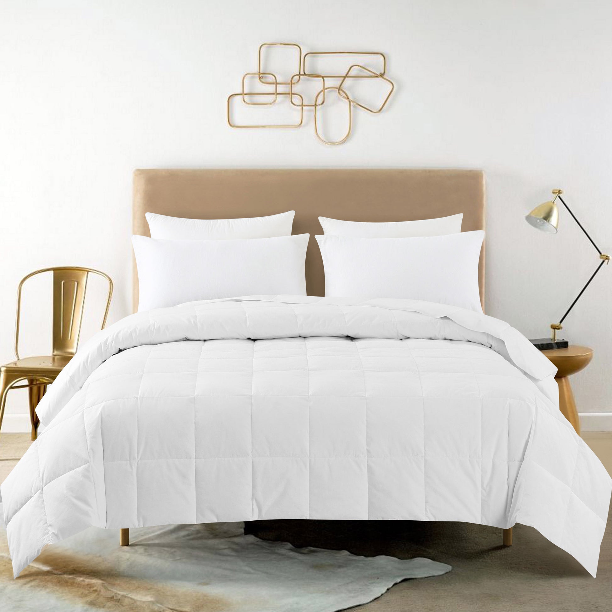 Feather and Loom White Down Blanket