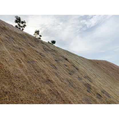 Farm Plastic Supply - Erosion Control Blanket - Coconut Garden and Landscape Cover, Erosion Control Blanket, Coconut Blanket, Erosion Control, Mulch, Slope Stabilizer (4' x 112.5')