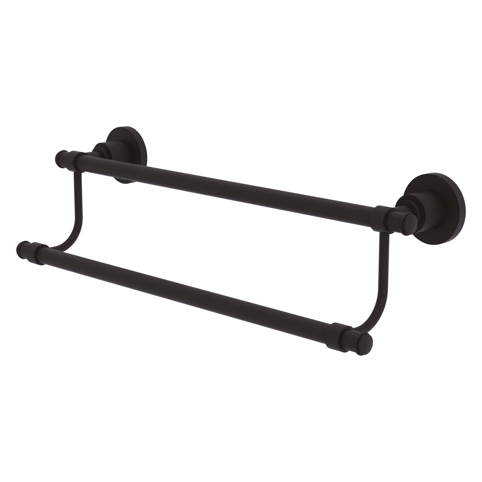 Washington Square Collection 30-in Double Towel Bar in Brushed Bronze