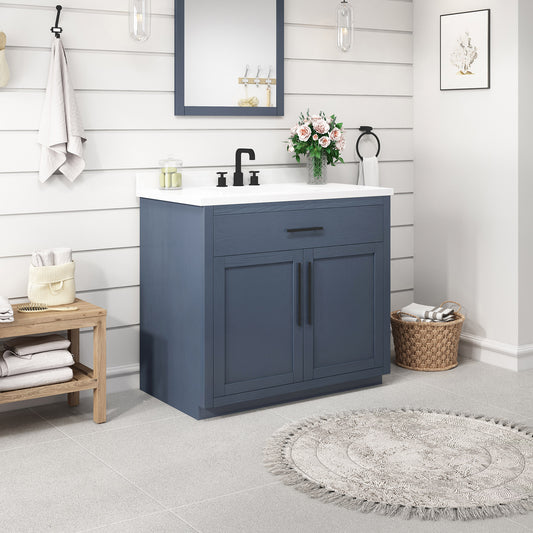 OVE Decors Kaya Bath Vanity in Blue