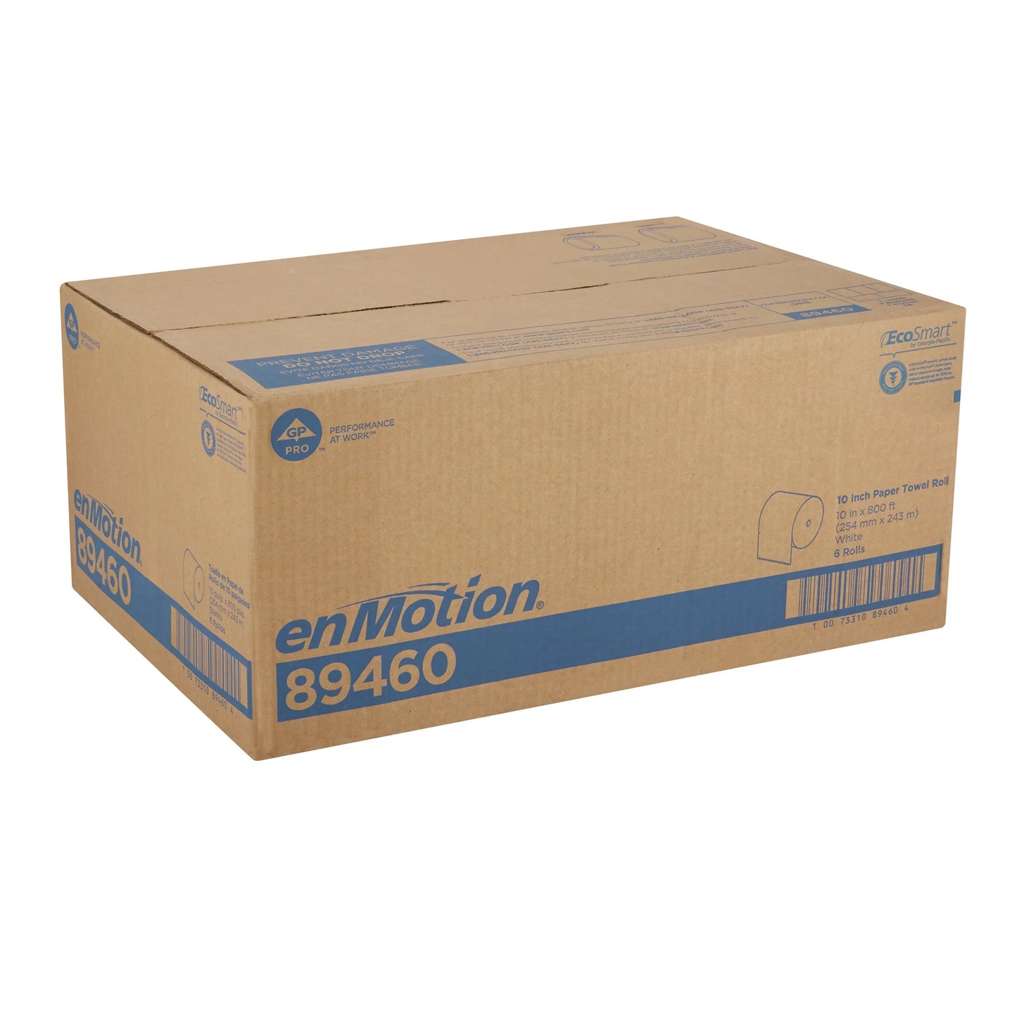 enMotion Paper Towel - 10 Inches x 800 Feet, White, 6 Count