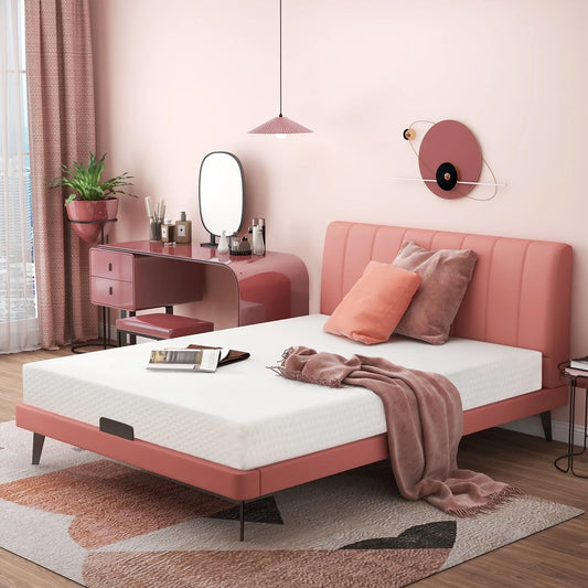 Twin Mattress,Smiaoer 8" Cool Gel Memory Foam Mattress with Removable Cover Mattress in a Box Medium Firm Mattress