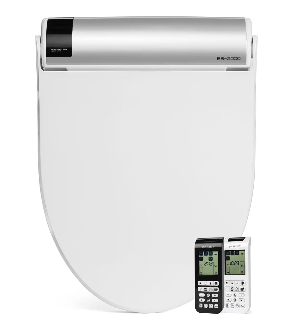 Bliss BB-2000 Electric Bidet Seat for Elongated Toilet, White