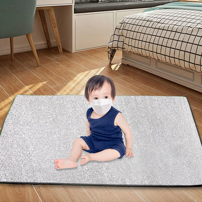 Camping Mat Aluminum Foil Sleeping Mattress Pad Waterproof Easy to Carry Folding Insulation Tent Pad Foam Sleeping Mat for Travel, Park 200cmx250cmx0.5cm