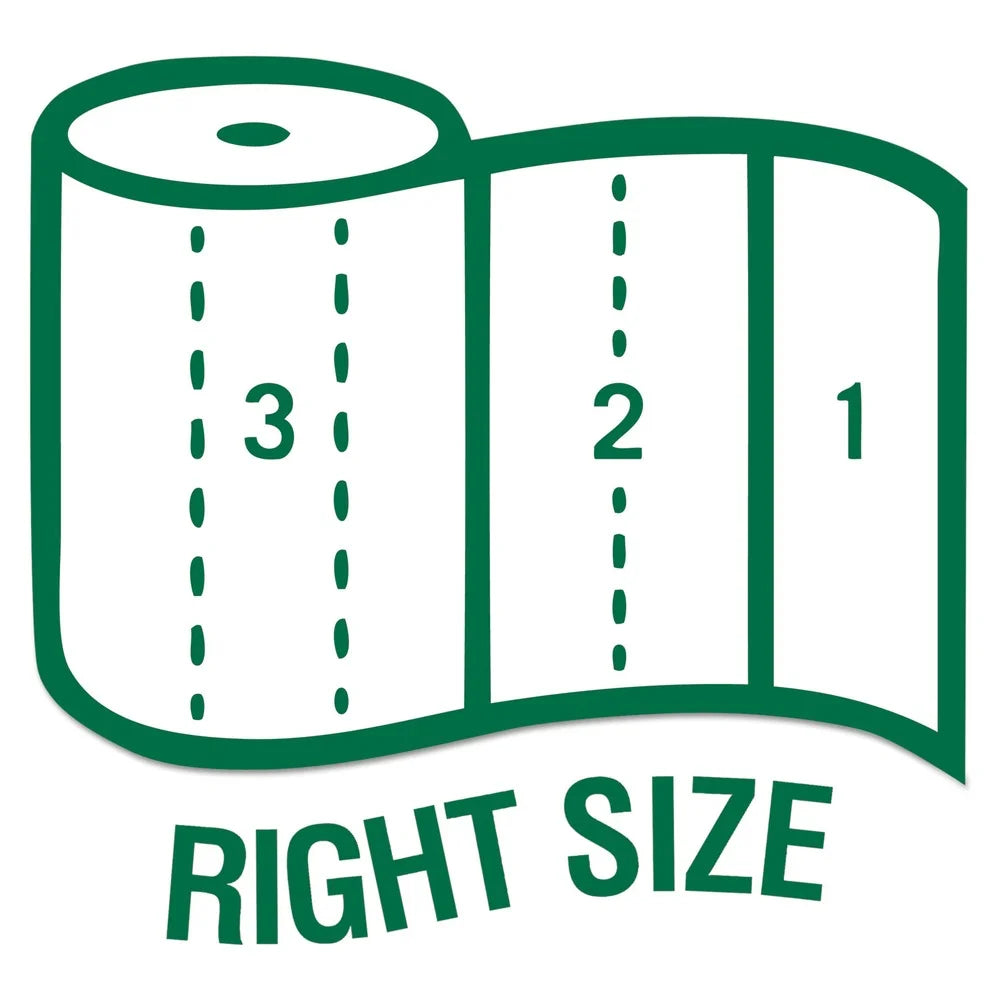 Seventh Generation 13722 100% Recycled 11 in. x 5.4 in. 2-Ply Paper Kitchen Towel Rolls - White (156 Sheets/Roll, 24 Rolls/Carton)