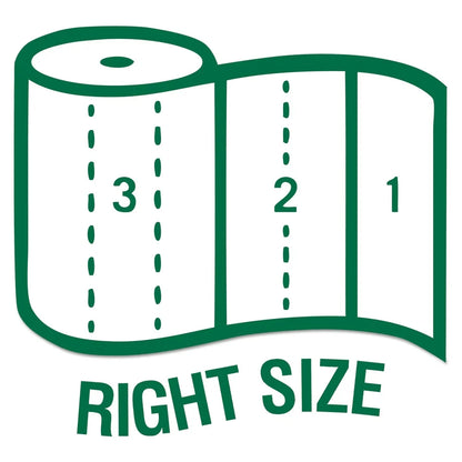 Seventh Generation 13722 100% Recycled 11 in. x 5.4 in. 2-Ply Paper Kitchen Towel Rolls - White (156 Sheets/Roll, 24 Rolls/Carton)