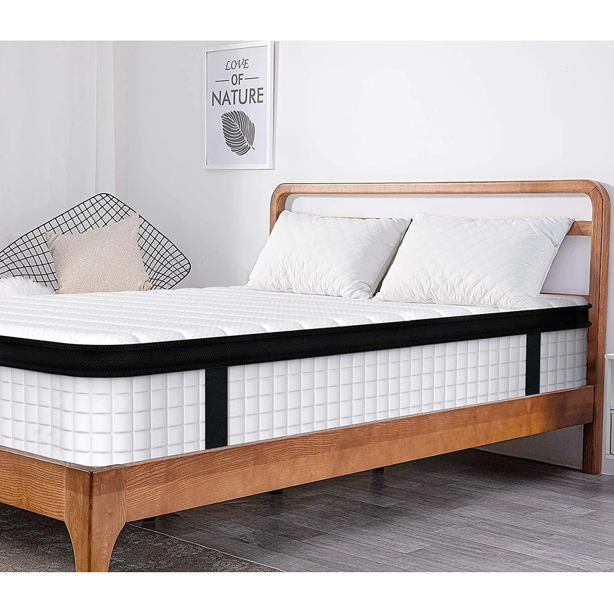 Comfort Support Innerspring Hybird Mattress in a Box, Multiple Sizes Twin