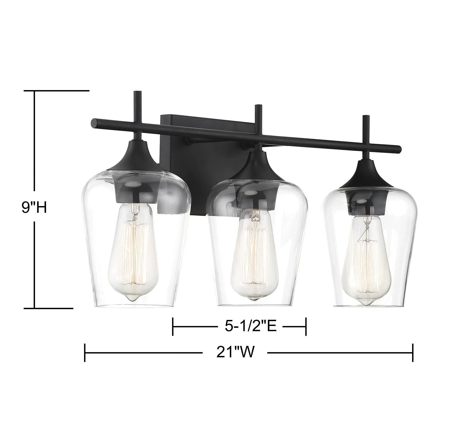 Elegant Octave Bathroom Vanity Light