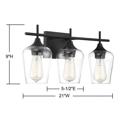 Elegant Octave Bathroom Vanity Light