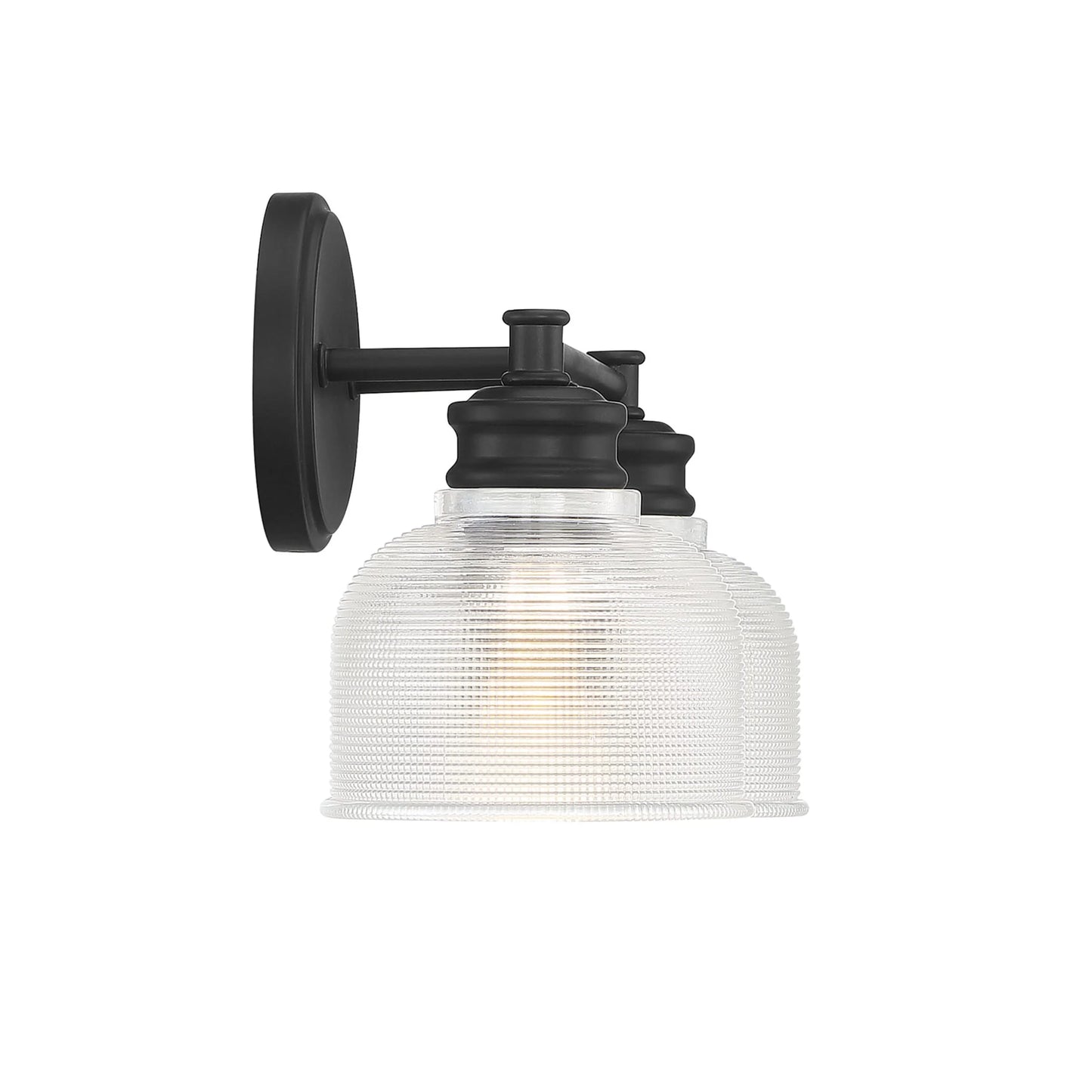 Trade Winds Addison 2-Light Bathroom Vanity Light in Matte Black