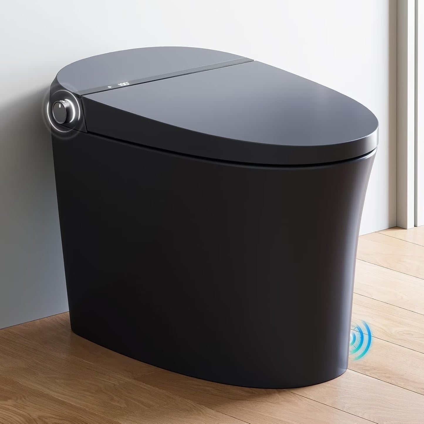 HOROW 10" Rough-in Bidet Toilet , White with Auto Open/Close Lid, Instant Warm Water, Elongated Heated Seat