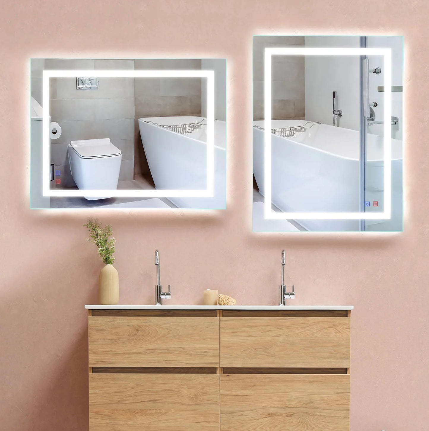 212 Main VMS-LBVMAF-SL Bathroom Vanity Mirror with Anti Fog