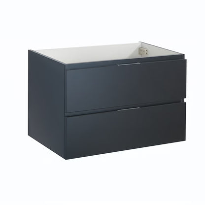 Fresca Valencia 30" Gray Oak Wall Hung Modern Bathroom Cabinet
