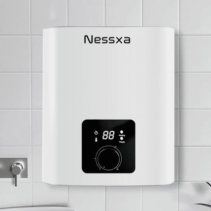 8 gallon mini instant electric water heater, 110V/1500W, kitchen sink quick heating water heater, bathroom household energy-saving water heater, instant heating, saving electricity and space