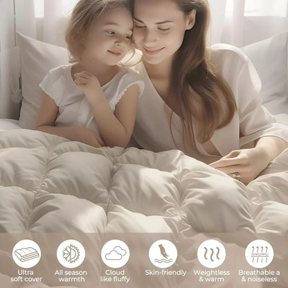 Bedding Comforter Cal King Size, Duvet Insert, Quilted Comforter with Corner Tabs, All Season Lightweight Quilt, Down Alternative Hotel Comforter Cal King Size 96X102 Baby Pink