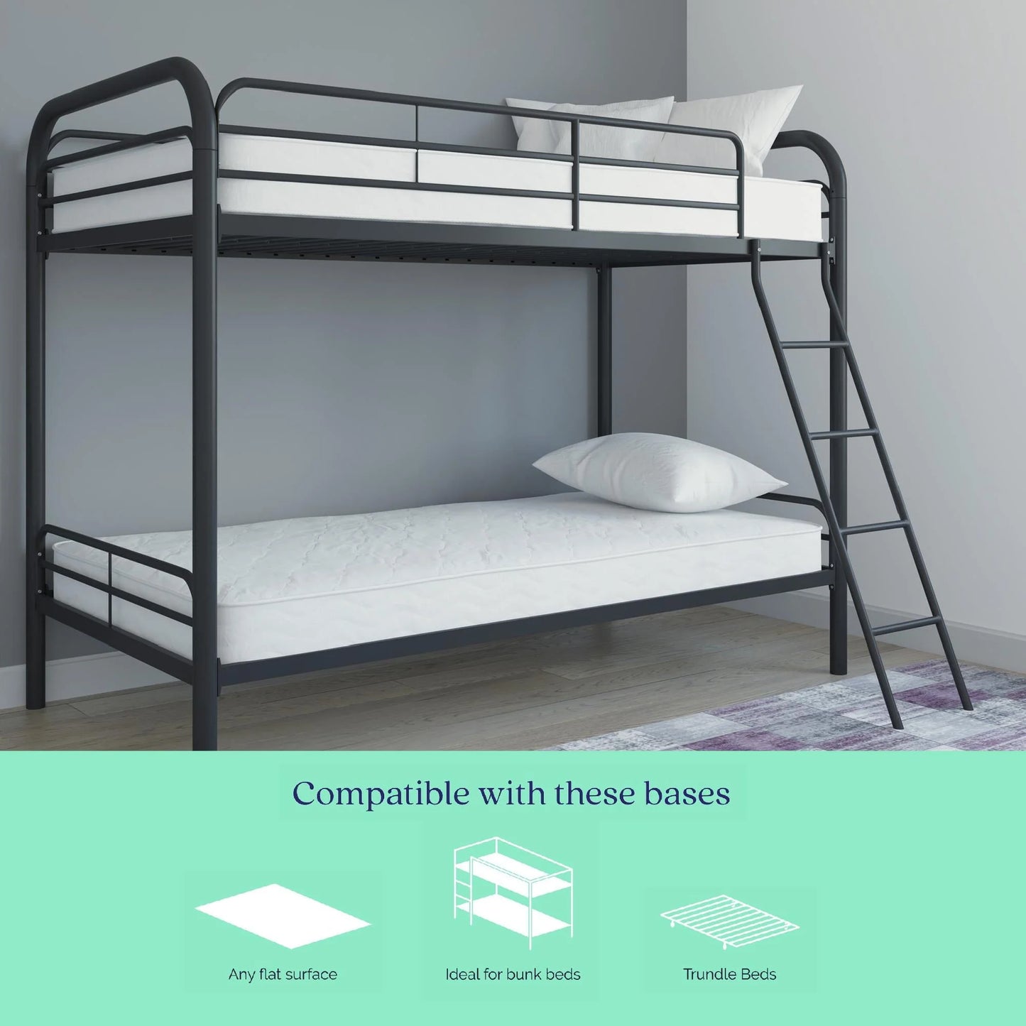 Signature Sleep Solace 6'' 2-Sided Bonnell Coil Mattress, Twin Size