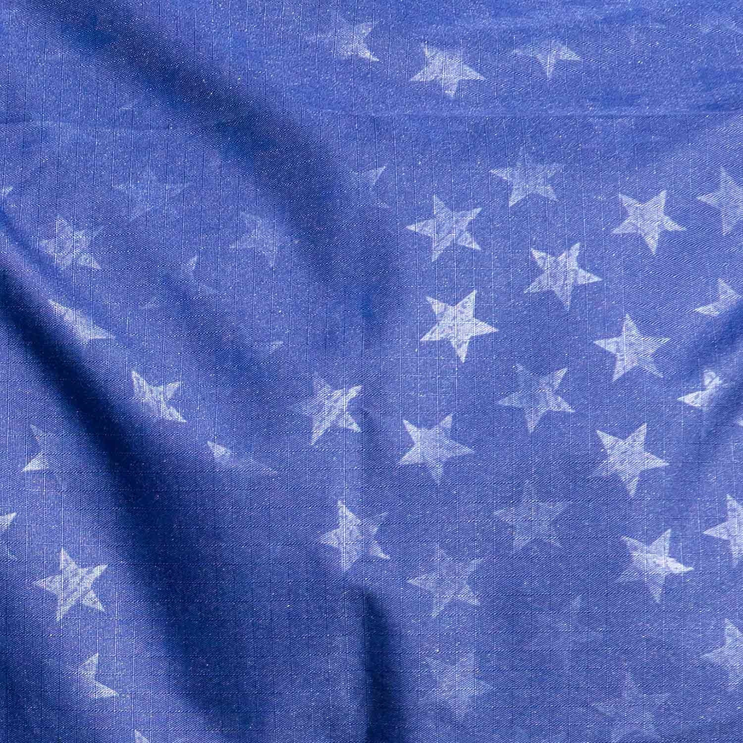 Jeffers Poplar Head Origin 600 Denier Turnout Blanket | 240 Gram Polyfill | Waterproof, Breathable, Horse Blanket for Cold Weather | Navy with Star Print, Adjustable Straps, Fits 72"