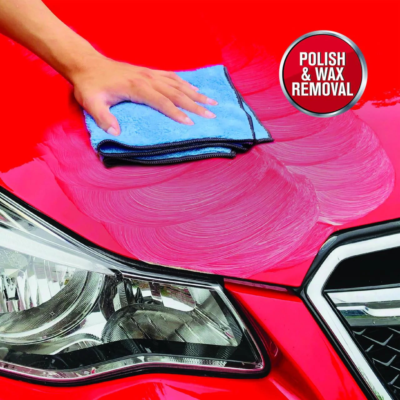 Auto Drive Coral Fleece Multi-Purpose Microfiber Towel, Cleaning, Detailing, 24 Pack, Blue & Yellow