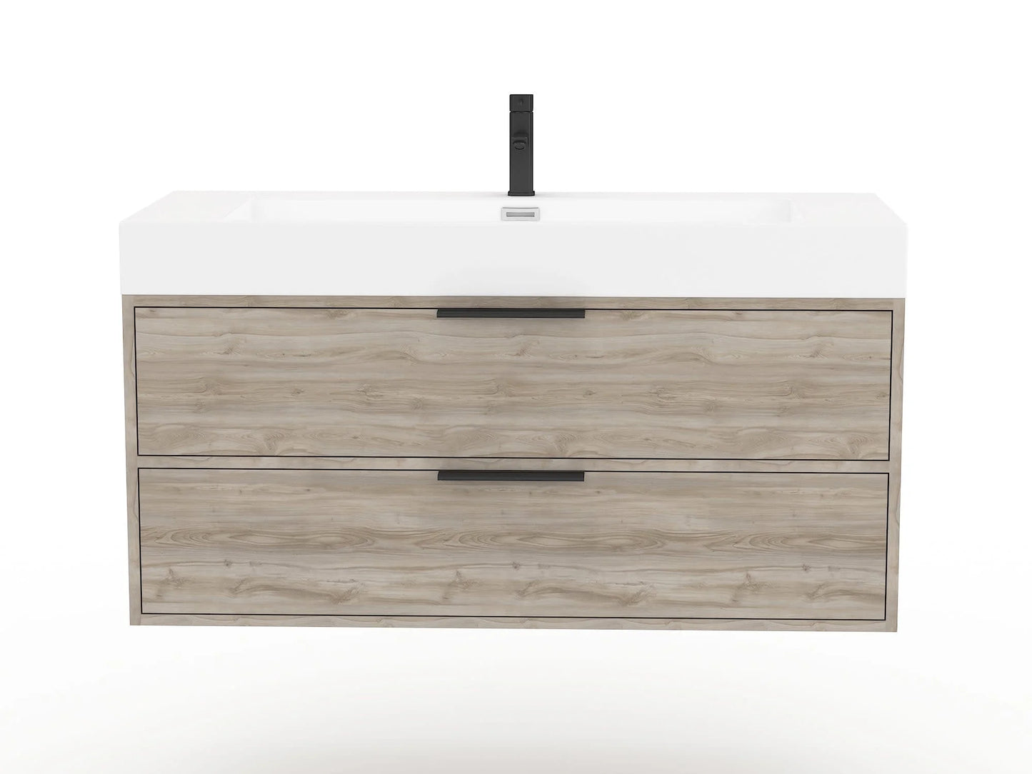 Cutler Kitchen and Bath Savoy 42" Wood/Cultured Marble Bathroom Vanity - Brown