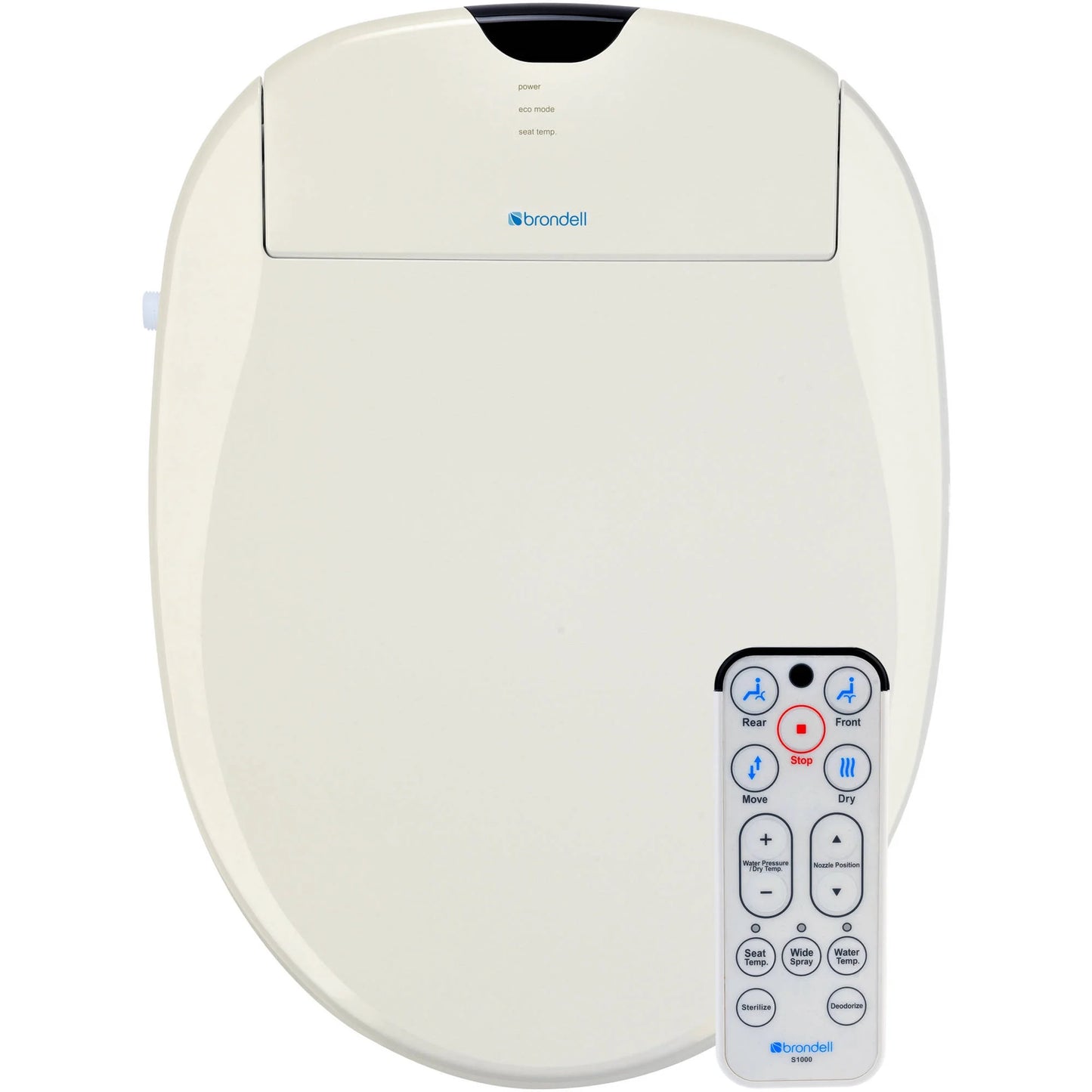 Brondell Swash 1000 Advanced Bidet Toilet Seat, White