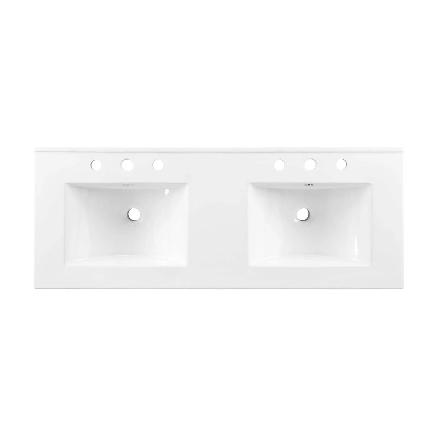 Modway Soma 48°?Double Sink Bathroom Vanity in Oak White