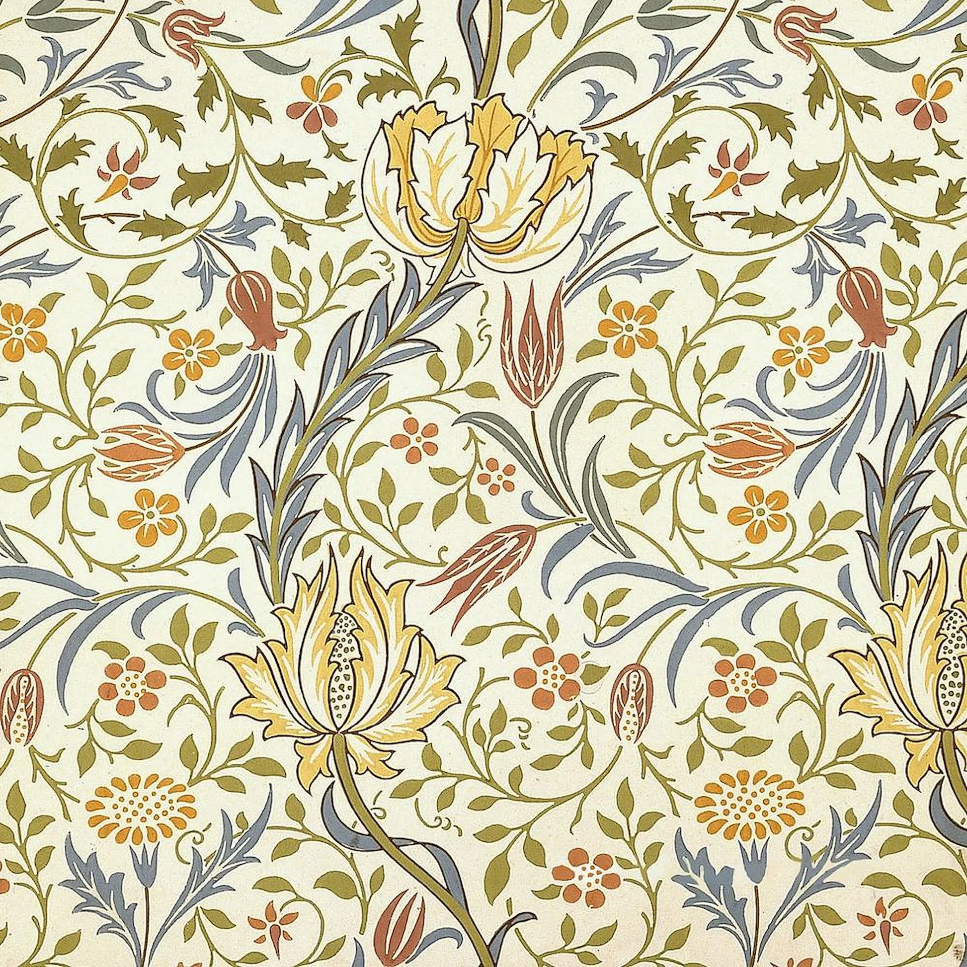 CafePress - William Morris Floral - King Duvet Cover, Printed Comforter Cover, Unique Bedding,