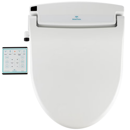 BidetMate 1000 Series Japanese Toilet Seat with Heated Bidet & Control Panel, Elongated