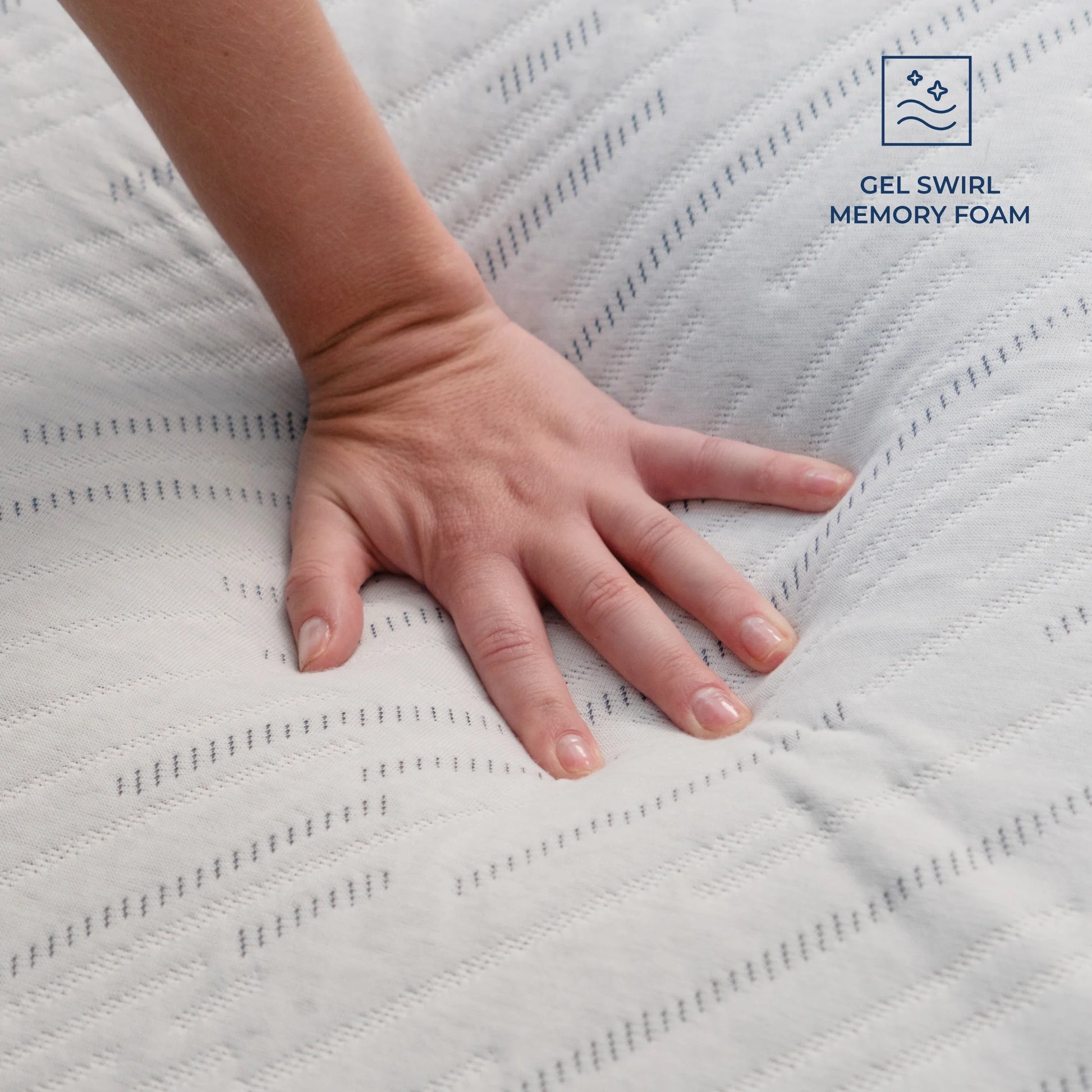 Brooklyn Bedding 10" Twin Plush Memory Foam Mattress in a Box