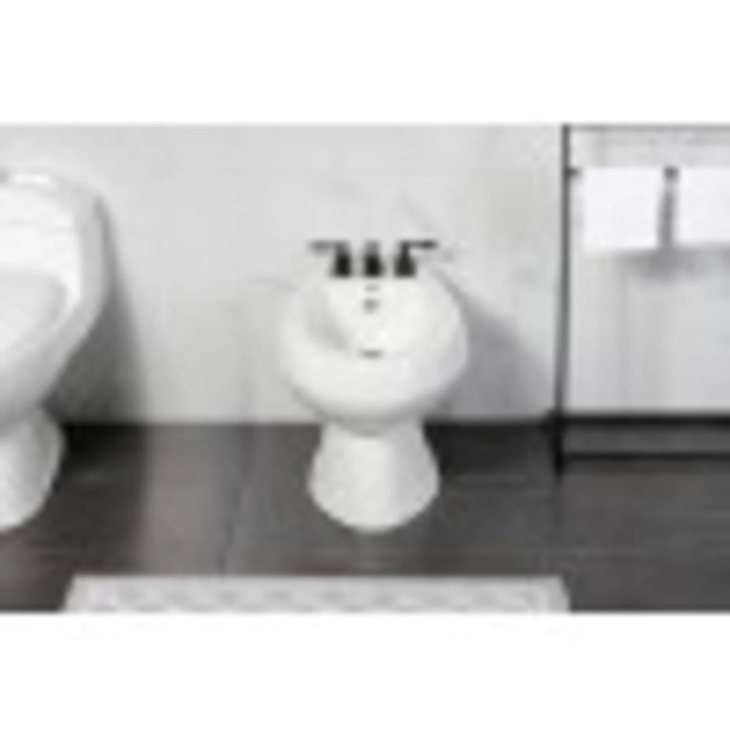 Kingston Brass KB320KL Knight Three-Handle Bidet Faucet, Matte Black
