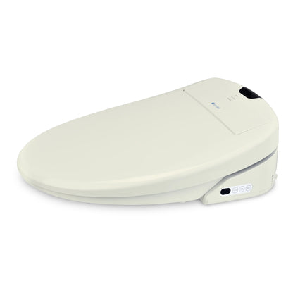 Brondell Swash 1400 Luxury Bidet Toilet Seat with Remote Control, Elongated Biscuit