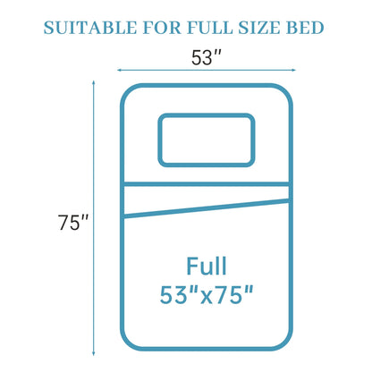 Cocosity Dual Layer 4 inch Full Size Memory Foam Mattress Topper, 2" Fluffy Pillow Top Mattress Topper & 2" Cooling Gel Memory Foam