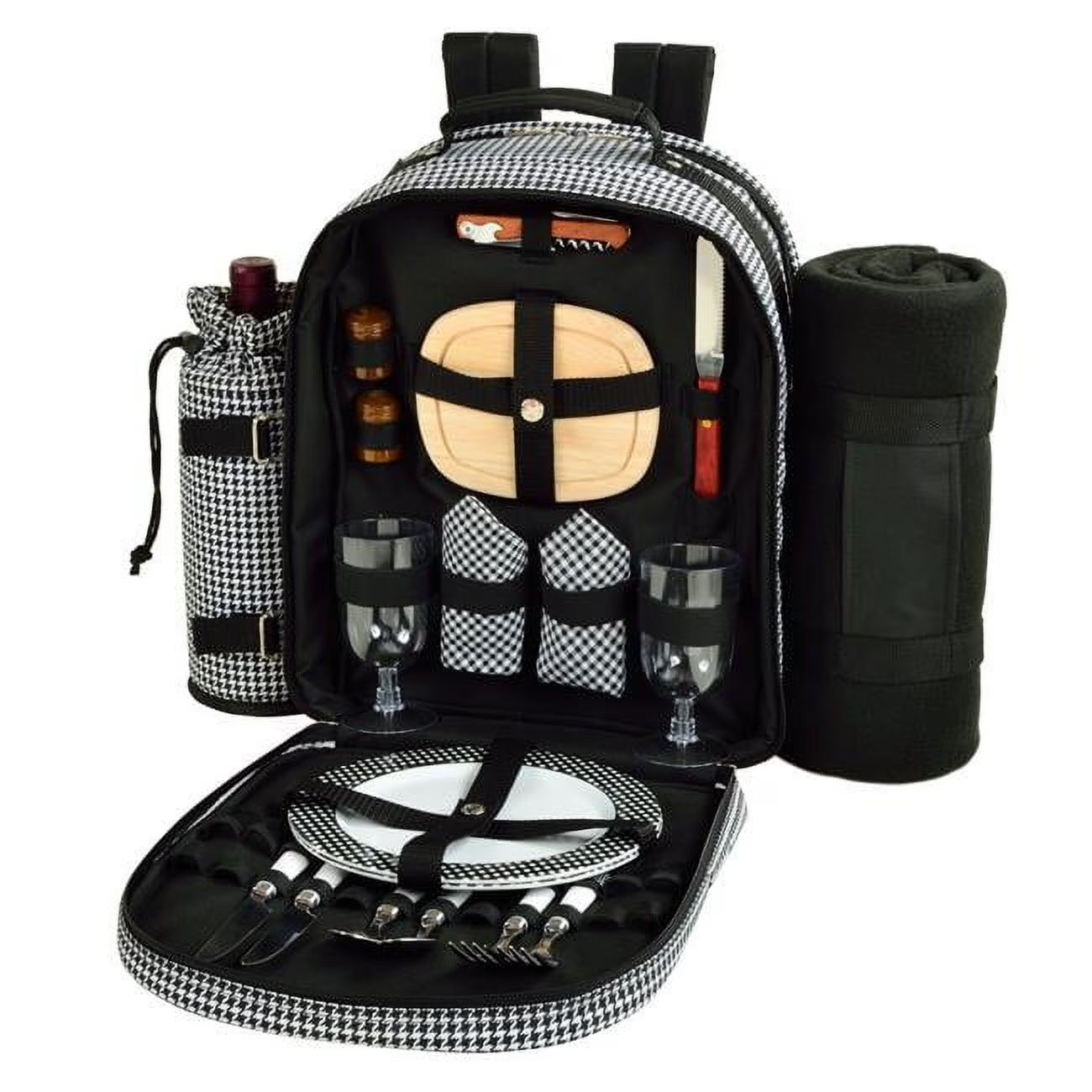 Picnic at Ascot Bold Picnic Backpack for 2 with Blanket