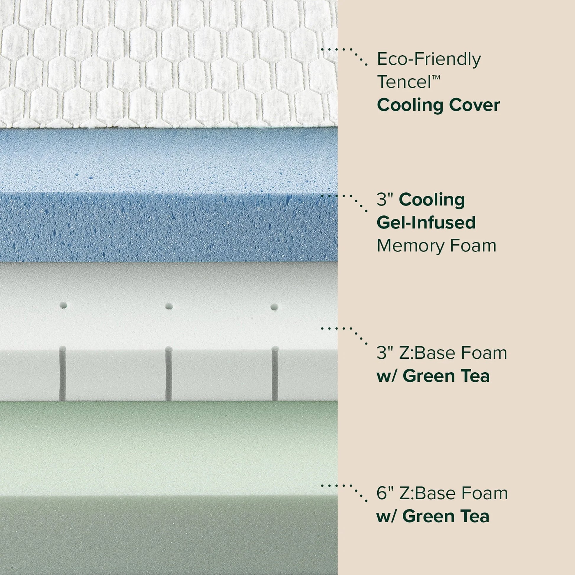 Zinus 12" Bliss Memory Foam Mattress, Made of US Foam and Global Materials, Twin