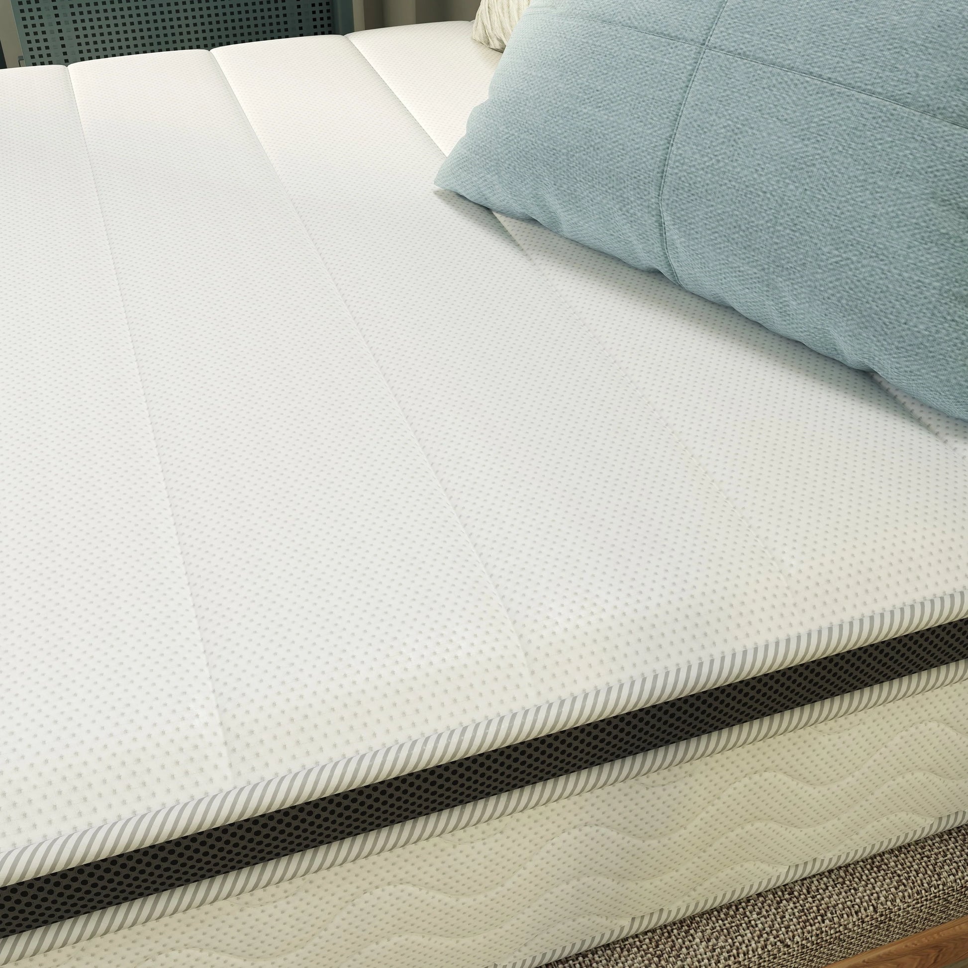 NapQueen Maxima 10°?Hybrid of Cool Gel Infused Memory Foam and Coils Mattress, Full