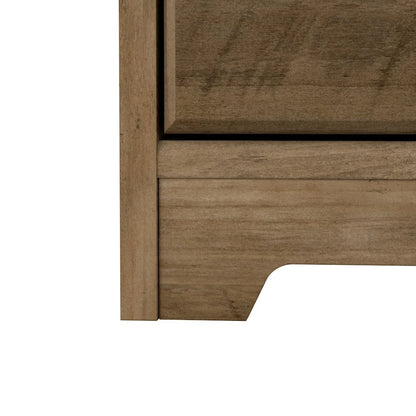 Bush Furniture Cabot Tall Bathroom Cabinet in Reclaimed Pine - Engineered Wood