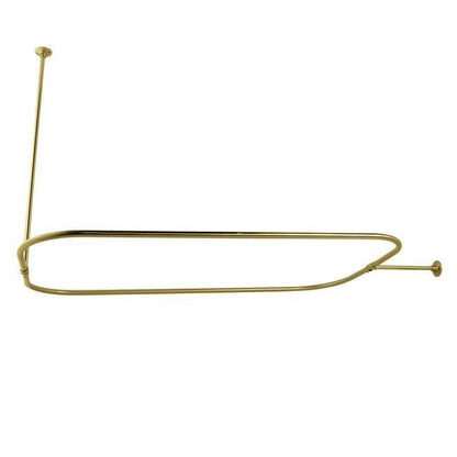 Kingston Brass CC3151 Rectangular Shower Curtain Rod CC3151